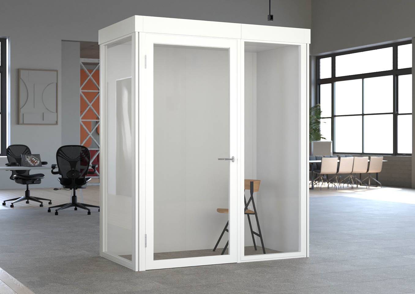 Qube Erik stiltecabine werkruimte vrijstaand